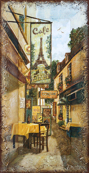 Изображение товара Картина Декарт Парижский пейзаж 8Л2948 (в раме)