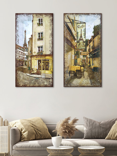 Изображение товара Картина Декарт Парижский пейзаж 8Л2948 (в раме)