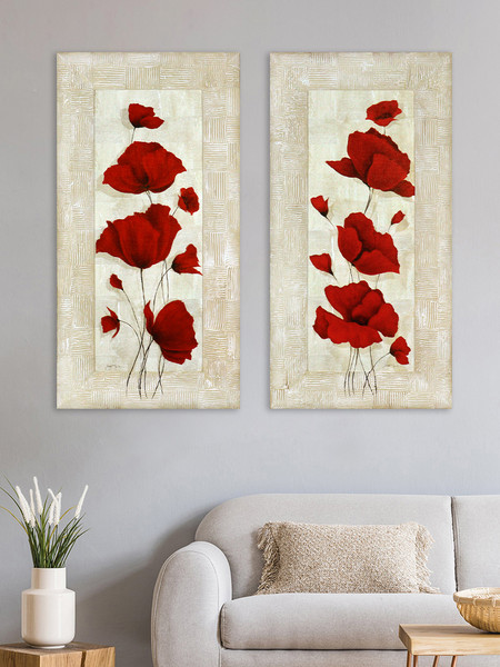 Изображение товара Картина Декарт Алые маки 2 8Л0251 (в раме)