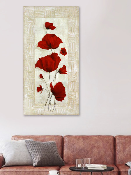 Изображение товара Картина Декарт Алые маки 2 8Л0251 (в раме)