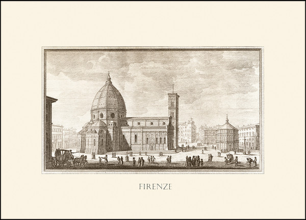 Изображение товара Картина Декарт Старинная гравюра Италия 8Л1290 (в раме)