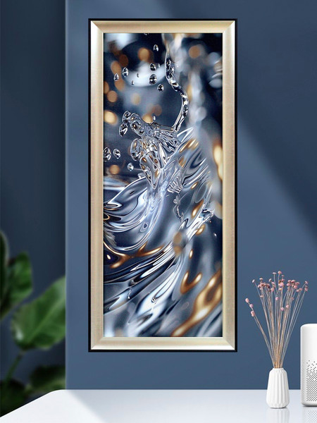 Изображение товара Картина Декарт Капли воды абстракция 1 8Л4011 (в раме)