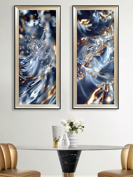 Изображение товара Картина Декарт Капли воды абстракция 2 8Л4010 (в раме)