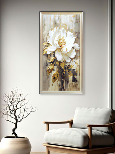 Изображение товара Картина Декарт Белая роза 1 8Л4015 (в раме)