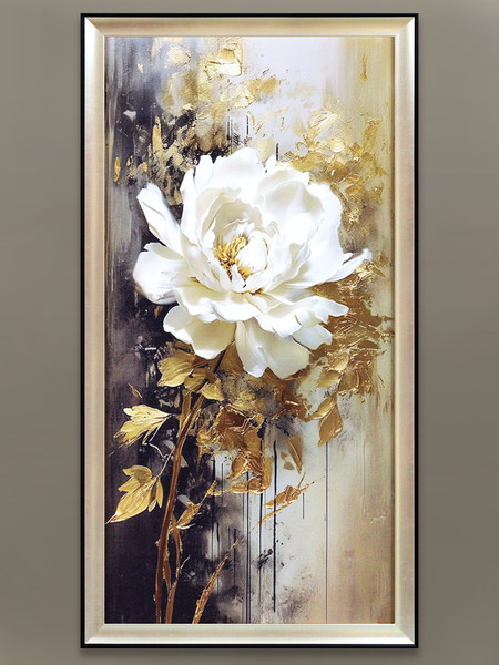 Изображение товара Картина Декарт Белая роза 2 8Л4014 (в раме)