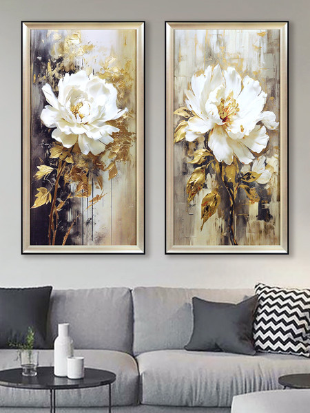 Изображение товара Картина Декарт Белая роза 2 8Л4014 (в раме)