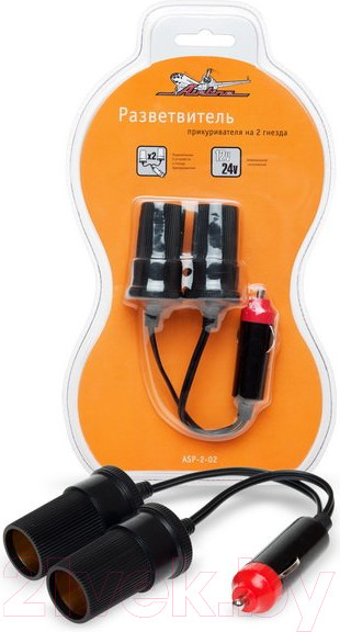 Изображение товара Разветвитель в прикуриватель Airline ASP-2-02