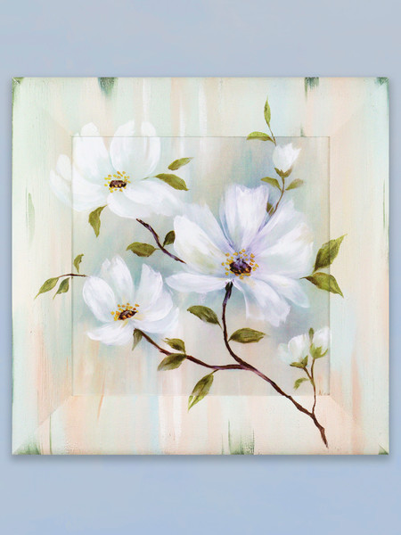 Изображение товара Картина Декарт Ветка яблоневый цвет 2 8Л3053 (в раме)