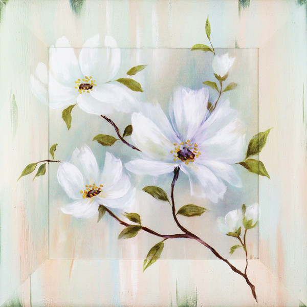 Изображение товара Картина Декарт Ветка яблоневый цвет 2 8Л3053 (в раме)