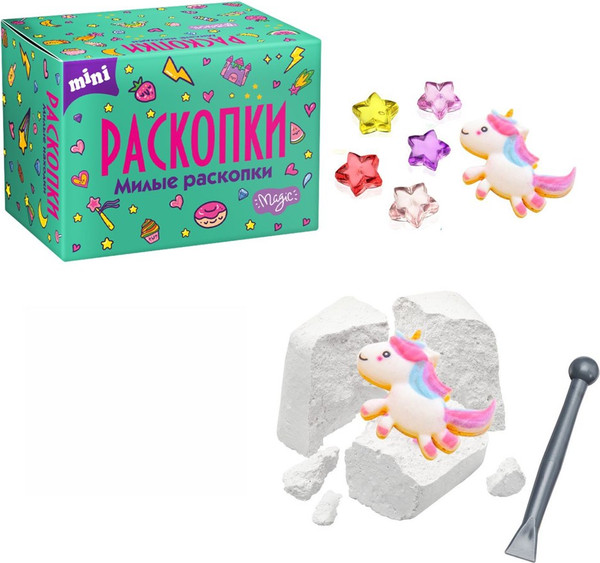 Изображение товара Набор для опытов Bumbaram Шоубокс 12 мини-раскопок / dig-128