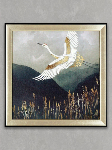 Изображение товара Картина Декарт Журавль 8Л4013 (в раме)