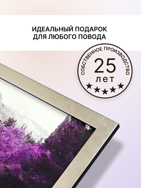 Изображение товара Картина Декарт Пейзаж с горной рекой 8Л4009 (в раме)