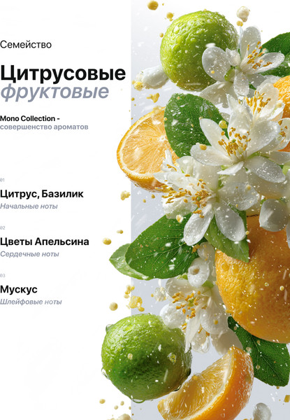Изображение товара Духи Dilis Mono Collection Citrus Basil (25мл)