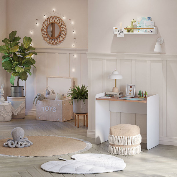 Изображение товара Комод пеленальный Polini Kids Ameli 3010 / 0002761.174 (белый/дуб крафт золотой)