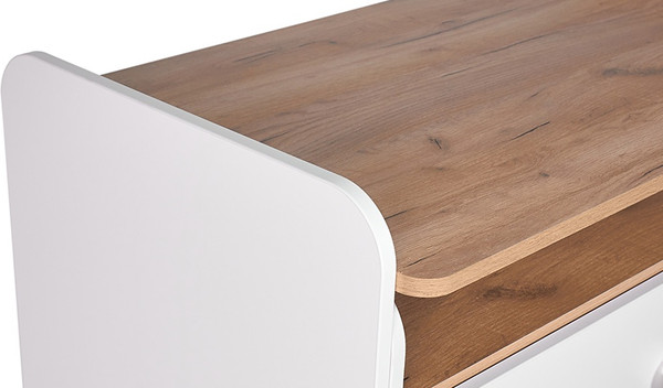 Изображение товара Комод пеленальный Polini Kids Ameli 3010 / 0002761.174 (белый/дуб крафт золотой)