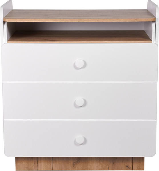 Изображение товара Комод пеленальный Polini Kids Ameli 3010 / 0002761.174 (белый/дуб крафт золотой)