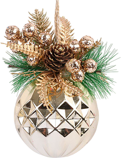 Изображение товара Елочная игрушка Волшебная страна Композиция / 108495 (золото)