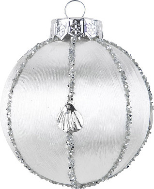 Изображение товара Набор шаров новогодних Волшебная страна SYQB-0124050 / 108668 (9шт, белый)