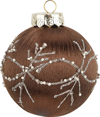 Изображение товара Набор шаров новогодних Волшебная страна SYQB-0124055 / 108512 (9шт, коричневый)