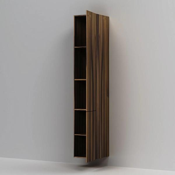 Изображение товара Шкаф-пенал для ванной AM.PM Gem M90CHR0306HF (правый, ореховый)