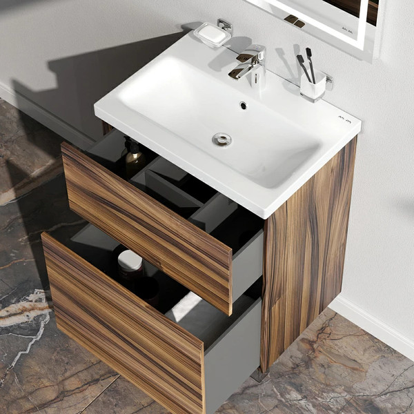 Изображение товара Тумба под умывальник AM.PM Gem M90FSX0602HF (ореховый)