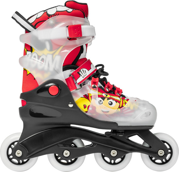 Изображение товара Роликовые коньки Ricos Fun PW-116A-10 XS (р-р 26-29, черный/красный)