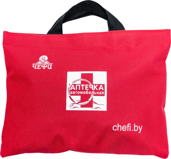 Изображение товара Аптечка автомобильная Чефи В мягком футляре (новая комплектация)