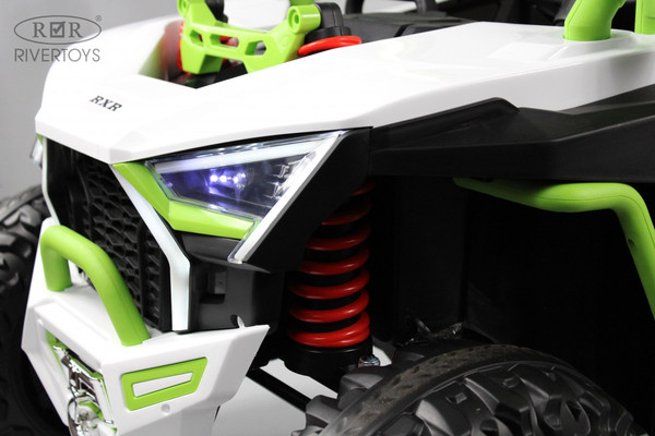 Изображение товара Детский автомобиль RiverToys E001EE (зеленый)