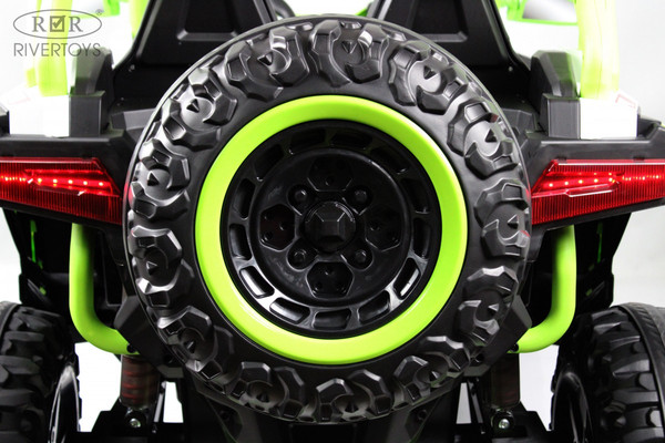 Изображение товара Детский автомобиль RiverToys E001EE (зеленый)