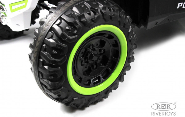 Изображение товара Детский автомобиль RiverToys E001EE (зеленый)