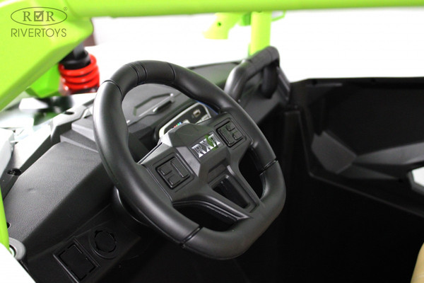 Изображение товара Детский автомобиль RiverToys E001EE (зеленый)