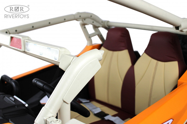 Изображение товара Детский автомобиль RiverToys E001EE (оранжевый)