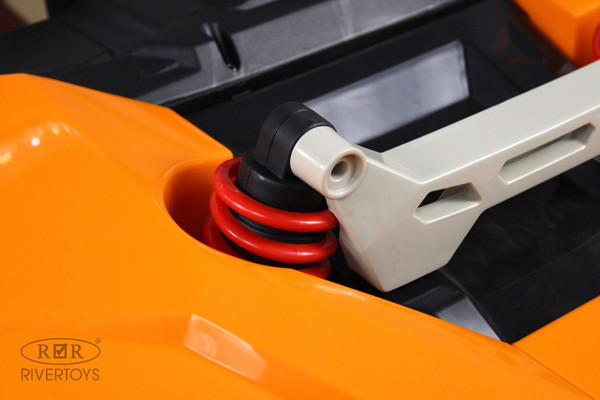 Изображение товара Детский автомобиль RiverToys E001EE (оранжевый)