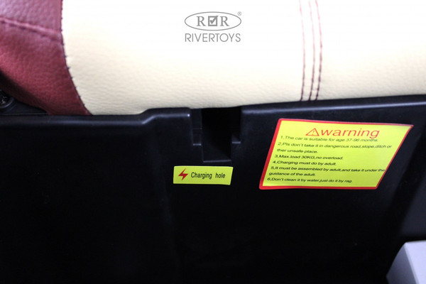 Изображение товара Детский автомобиль RiverToys E001EE (оранжевый)