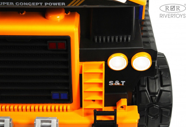 Изображение товара Детский автомобиль RiverToys K555PX (оранжевый)