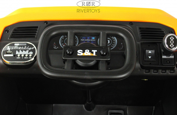 Изображение товара Детский автомобиль RiverToys K555PX (оранжевый)
