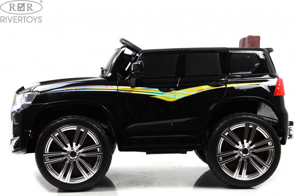 Изображение товара Детский автомобиль RiverToys М555БХ (черный глянец)