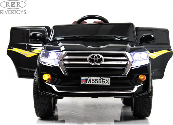 Изображение товара Детский автомобиль RiverToys М555БХ (черный глянец)