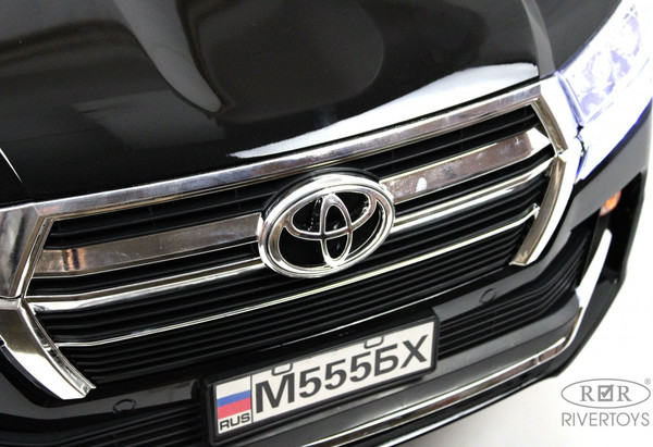 Изображение товара Детский автомобиль RiverToys М555БХ (черный глянец)