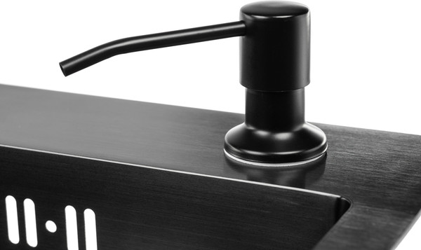 Изображение товара Мойка кухонная Saniteco 5060 PVD (с сифоном, дозатором и коландером)