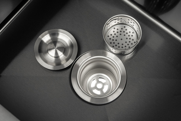 Изображение товара Мойка кухонная Saniteco 5045 PVD (с сифоном, дозатором и коландером)