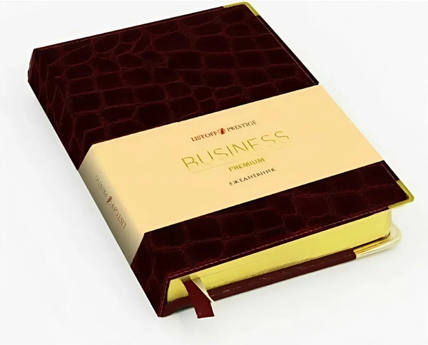 Изображение товара Ежедневник Listoff Grand croco / ЕКП52015201 (бордо)