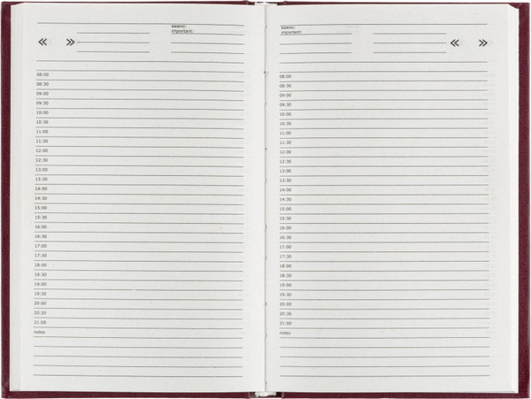 Изображение товара Ежедневник Attache Economy / 1217738 (160л, бордовый)