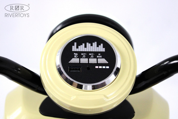 Изображение товара Детский мотоцикл RiverToys G888GG (молочный)