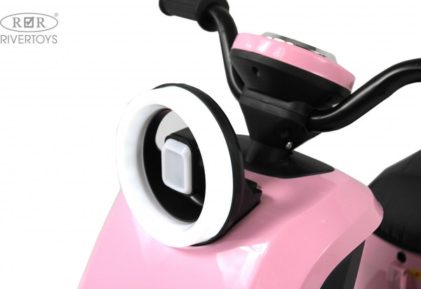 Изображение товара Детский мотоцикл RiverToys G888GG (розовый)