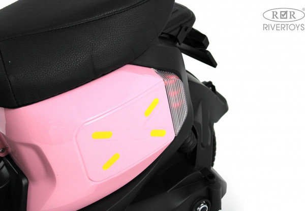 Изображение товара Детский мотоцикл RiverToys G888GG (розовый)