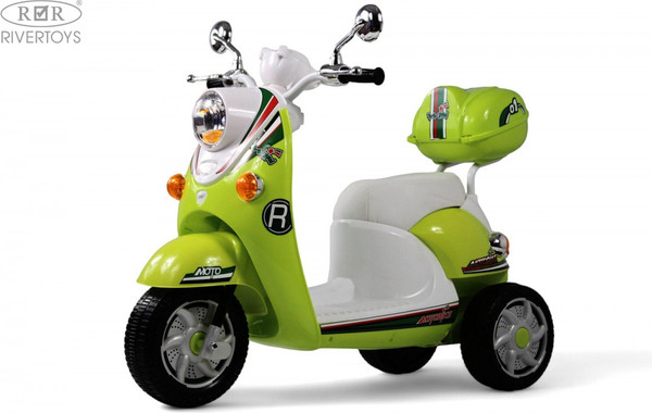 Изображение товара Детский мотоцикл RiverToys Z444ZZ (зеленый)