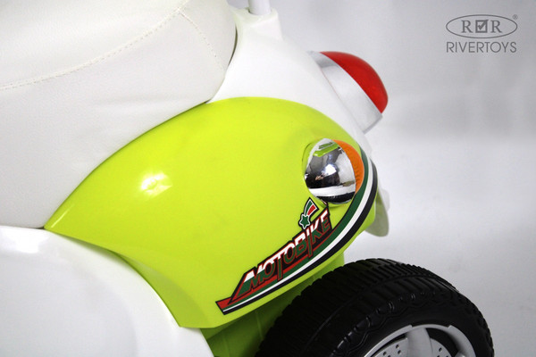 Изображение товара Детский мотоцикл RiverToys Z444ZZ (зеленый)