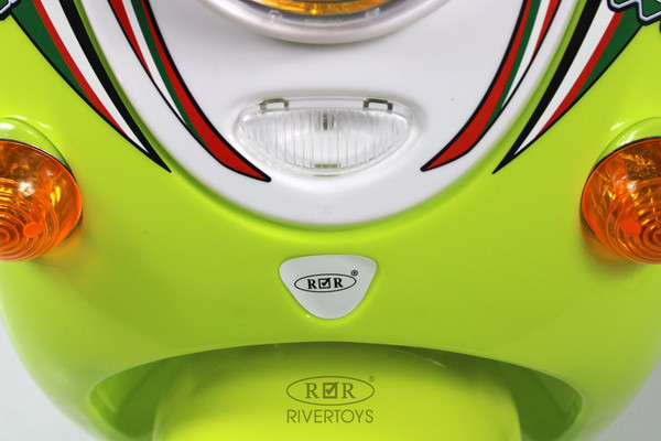 Изображение товара Детский мотоцикл RiverToys Z444ZZ (зеленый)
