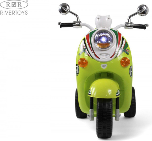 Изображение товара Детский мотоцикл RiverToys Z444ZZ (зеленый)